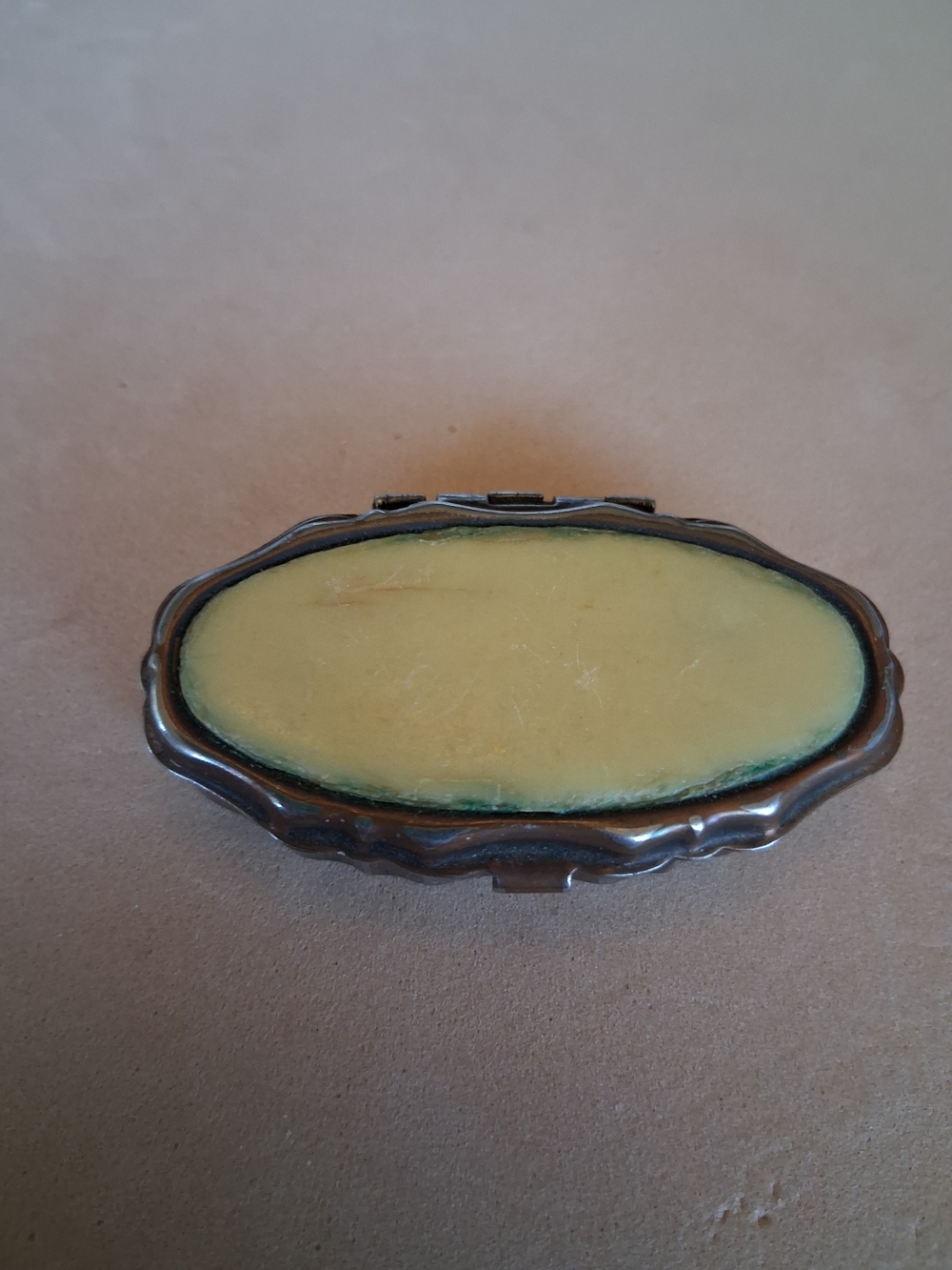 Vintage Dual Compartment Pill Box